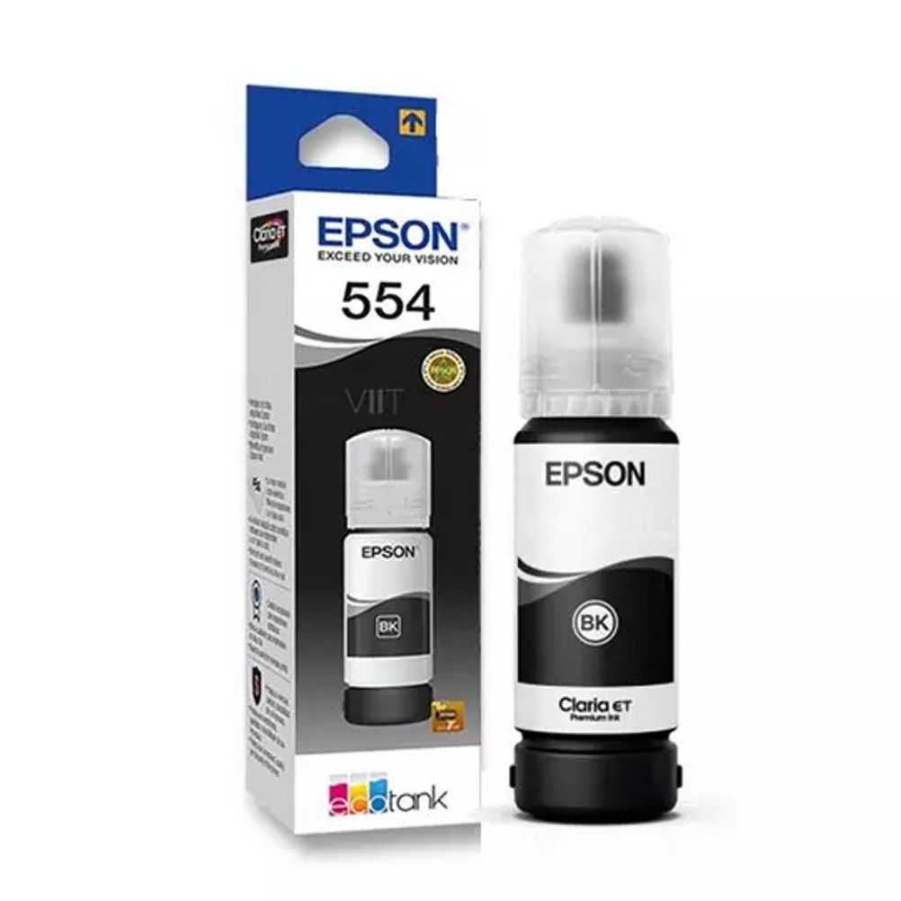 Tinta Epson T554 Foto Negro L8160, L8180