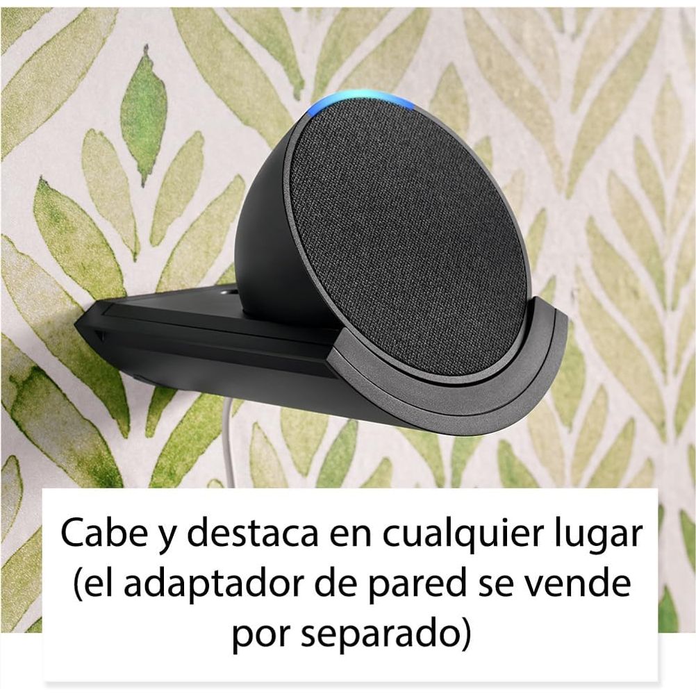 Amazon Echo Pop | Bocina inteligente y compacta con sonido definido y Alexa | Negro