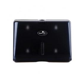 Nextep Despachador de Toalla Interdoblada, para 250 Hojas, Negro