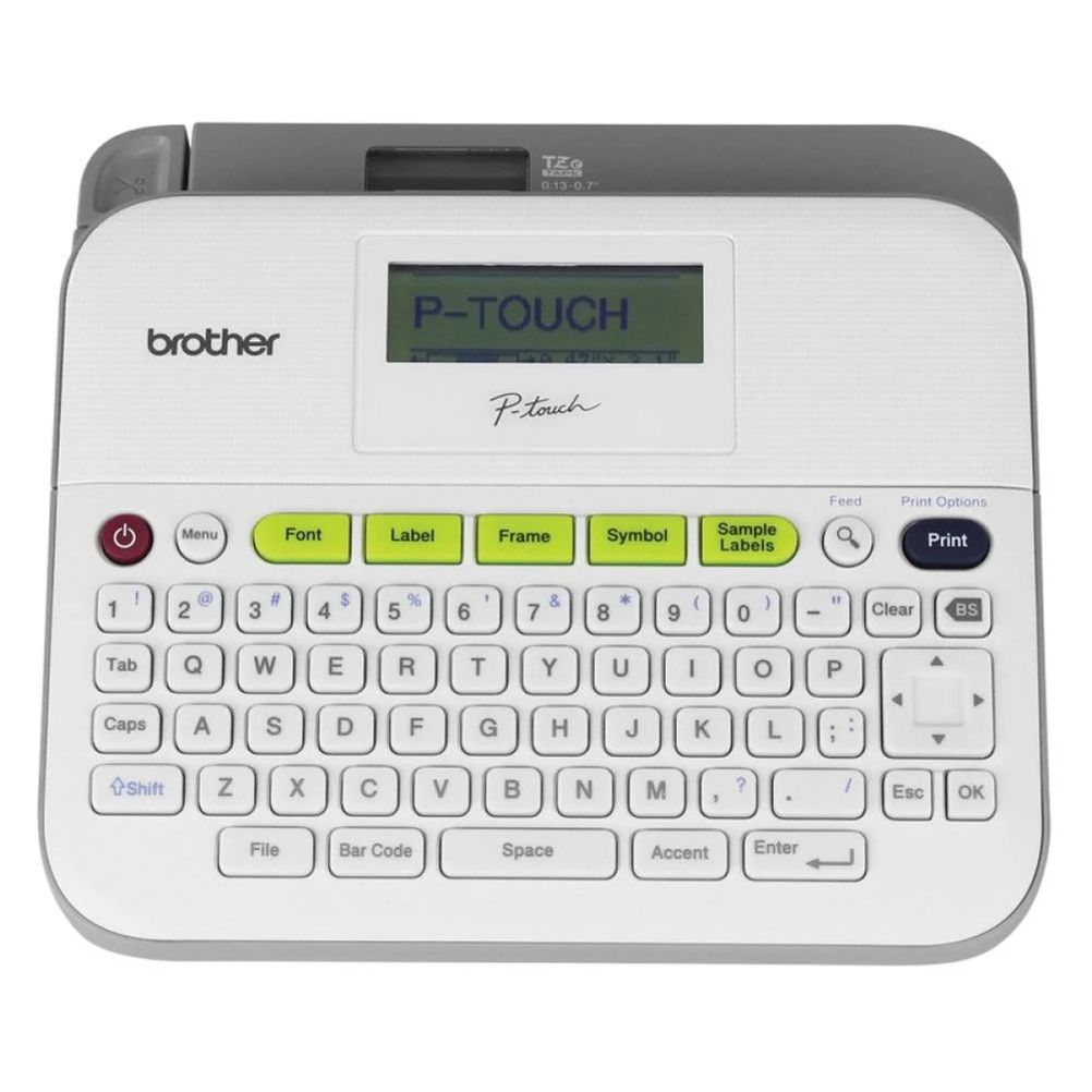 Impresora de Etiquetas Brother PT-D400 Color Transferencia Térmica Gris. Blanco