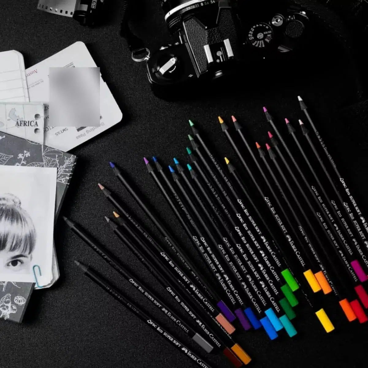 Colores Faber Castell Lápices Super Soft Black Edition 100 Colores