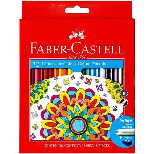 Faber Castell Lápices De Colores Profesional Hexagonal 72 Pz