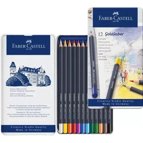 Colores Faber Castell Lápices Profesionales Goldfaber 12 Pz