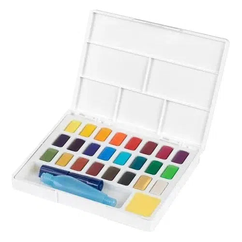 Acuarelas Faber Castell Estuche Portátil Con 24 Colores