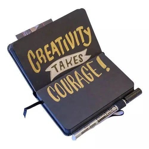 Libreta Sakura Sketch Book Hoja Negra 21 X 14.8 Cm 140g 80 H