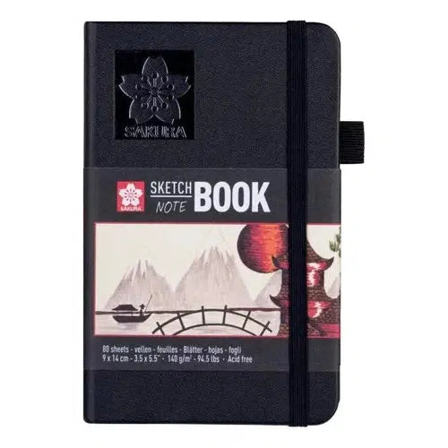 Libreta Sakura Sketch Book Hoja Blanca 9 X 14 Cm 140 G 80 H