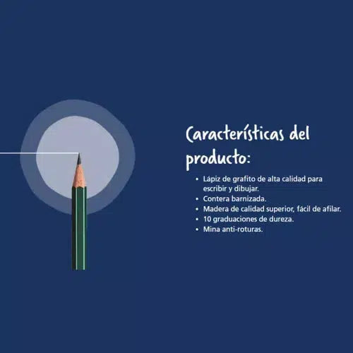 Lápiz Profesional Para Dibujo Stabilo Othello 12 Piezas