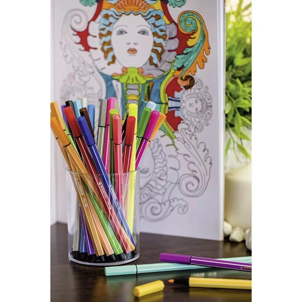 Rotulador Stabilo Pen 68 Pastel 1 Mm Estuche Con 8 Colores