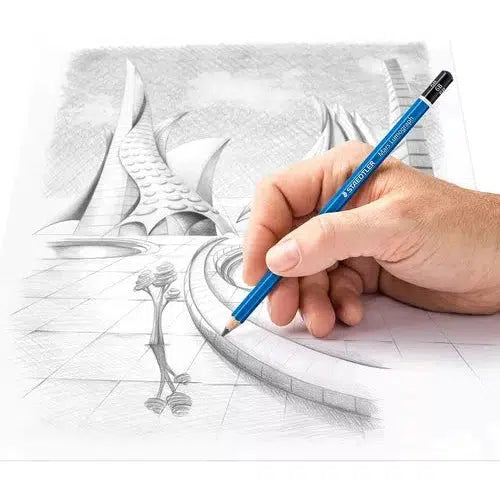 Lápices Para Diseño Mars Lumograph Staedtler Estuche 24 Pzs