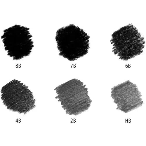 Lápices Para Dibujo Mars Lumograph Black Staedtler Est. 6 Pz