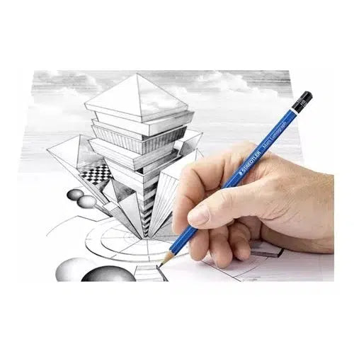Lápices Para Diseño Mars Lumograph Staedtler Estuche 6 Pzs