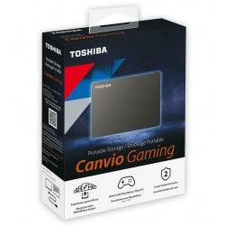 Disco duro Toshiba Canvio Gaming Externo 2TB 2.5" USB 3.0 Color Negro