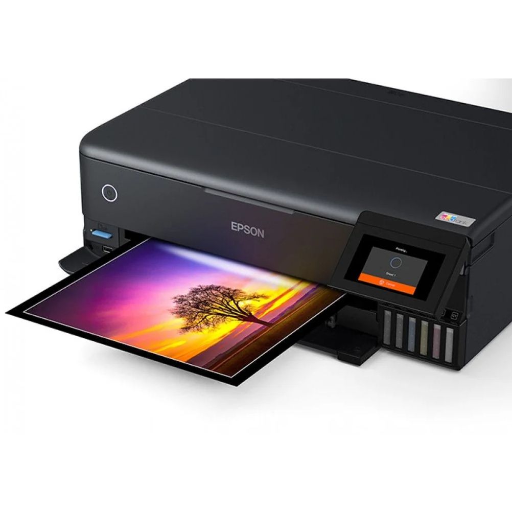 Impresora Multifuncional Epson EcoTank L8180 Color Inyección de Tinta Inalámbrico Dúplex