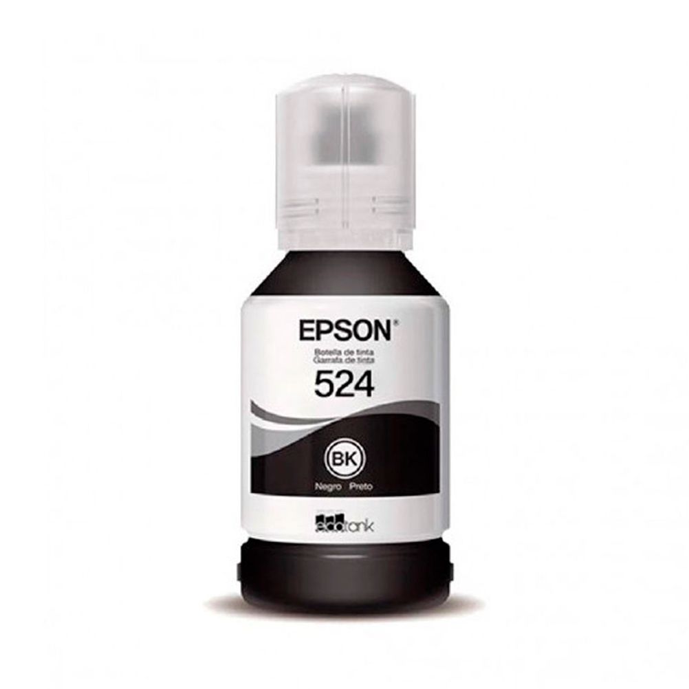 Tinta para Impresora Epson T524 Color Negro EcoTank L15160/L6490