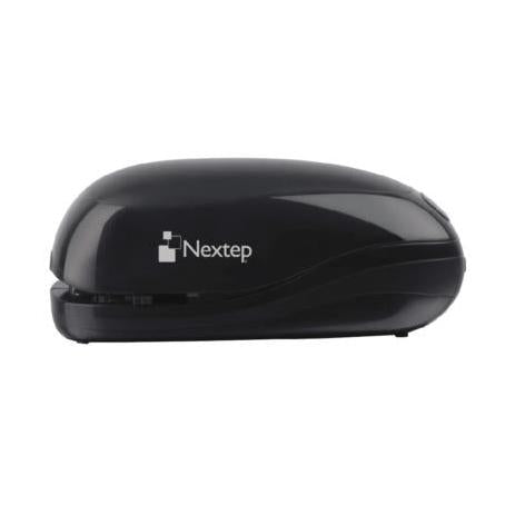 Nextep Engrapadora Eléctrica NE-180, Tira Completa, hasta 25 Hojas, Negro