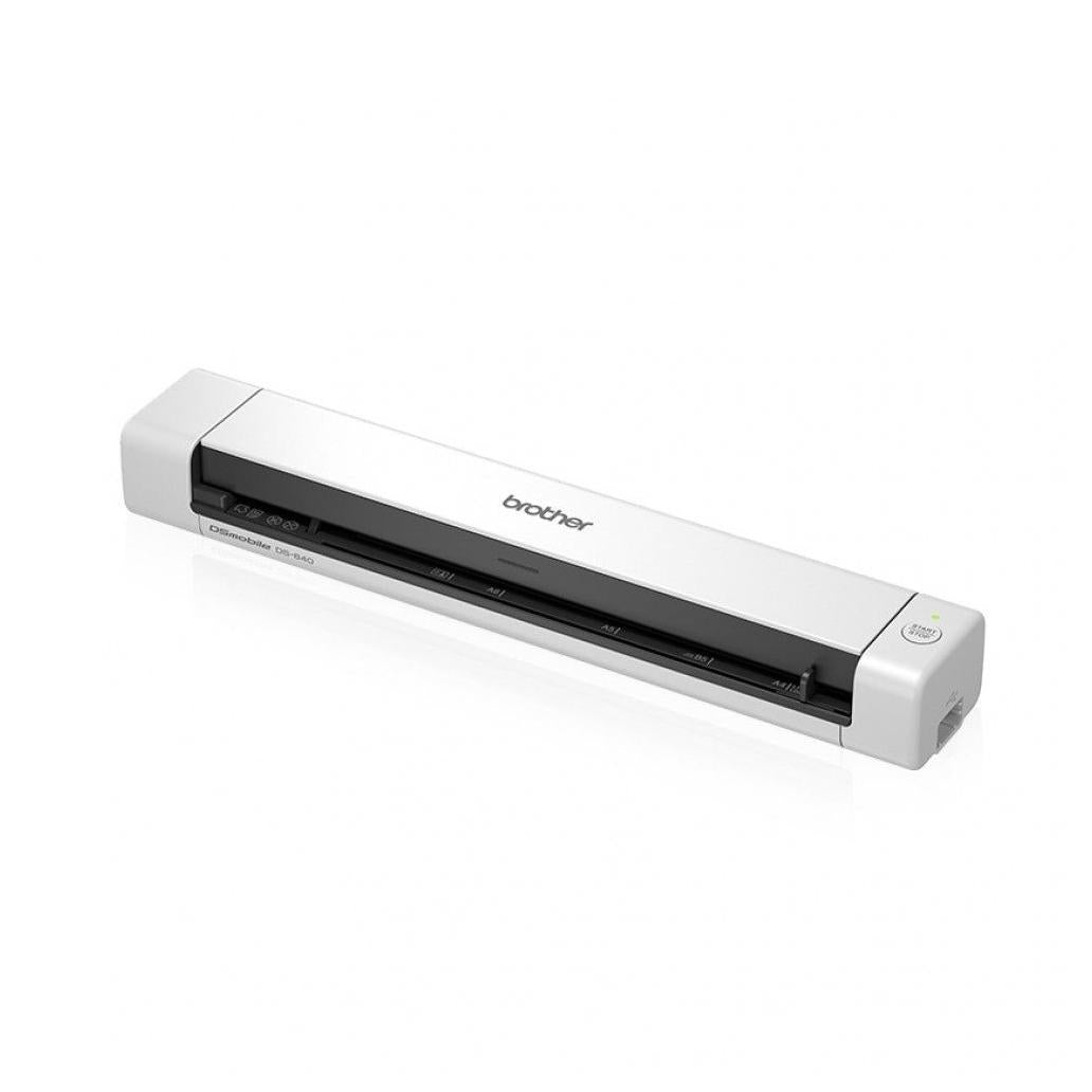 Escáner Portátil Brother Ds640, 1200 X 1200 Dpi, Escáner Color, Usb 3.0, Negro/Blanco