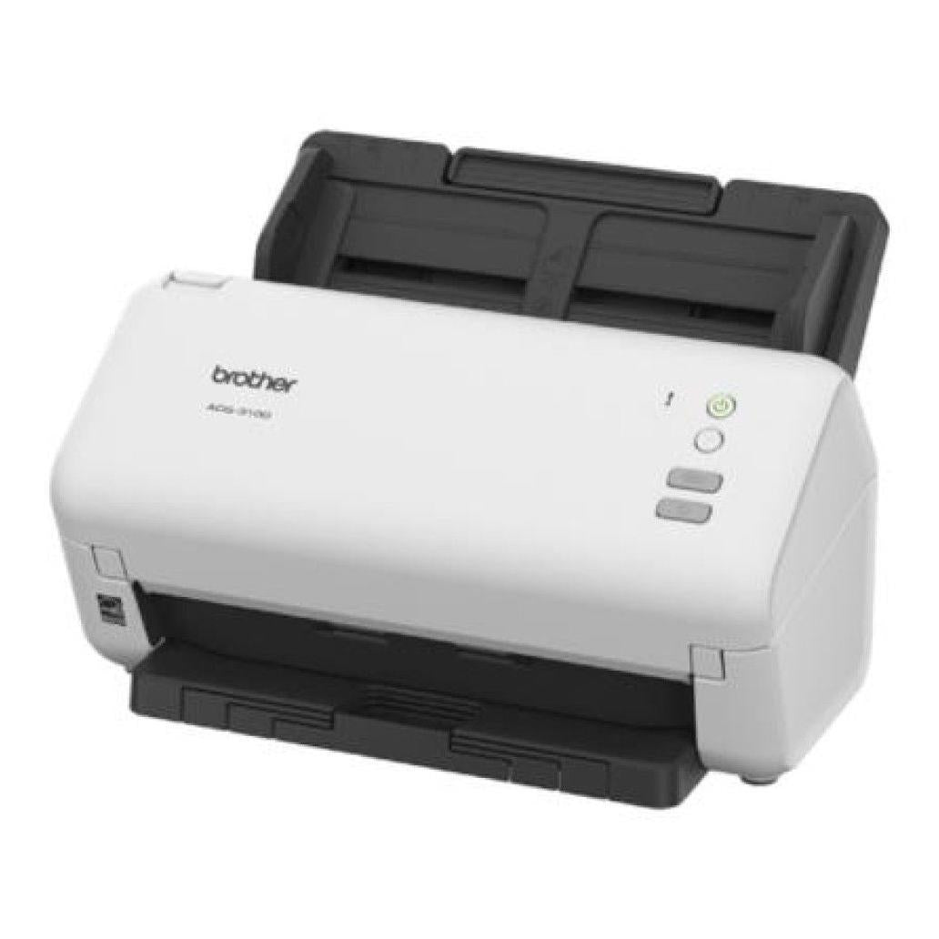 Escáner Brother ADS3100 Resolución 600 x 600 DPI Dúplex Alámbrico USB 3.0 Blanco