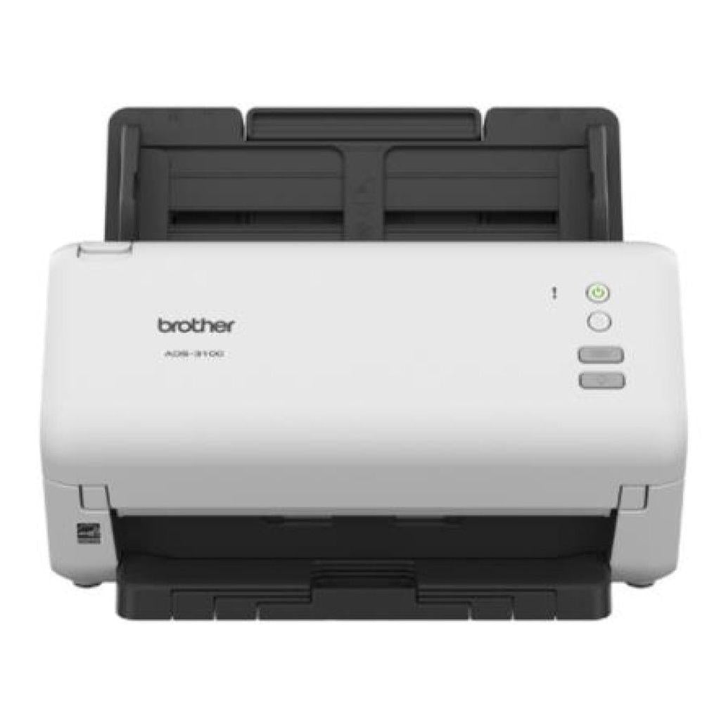 Escáner Brother ADS3100 Resolución 600 x 600 DPI Dúplex Alámbrico USB 3.0 Blanco