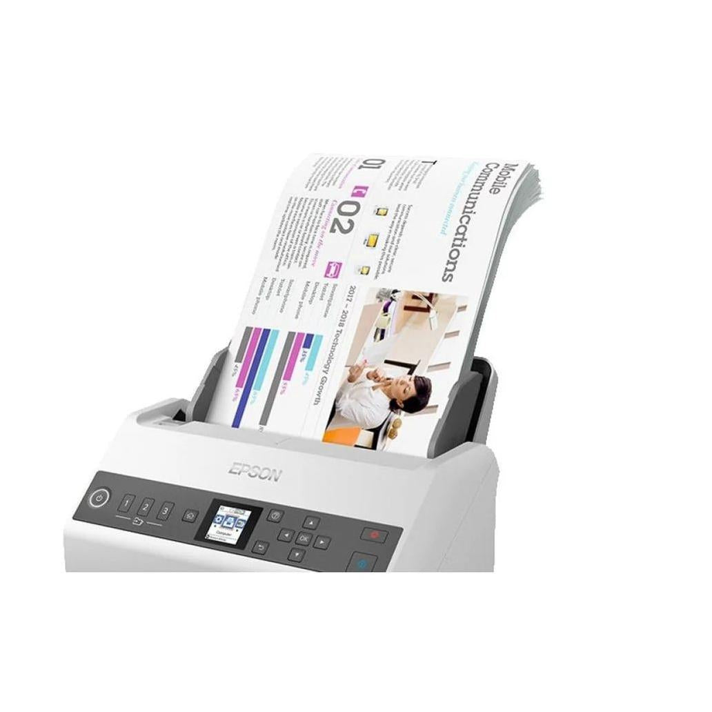 Escáner Epson DS-730N 600 x 600 DPI Dúplex Ethernet USB 2.0 Negro, Gris