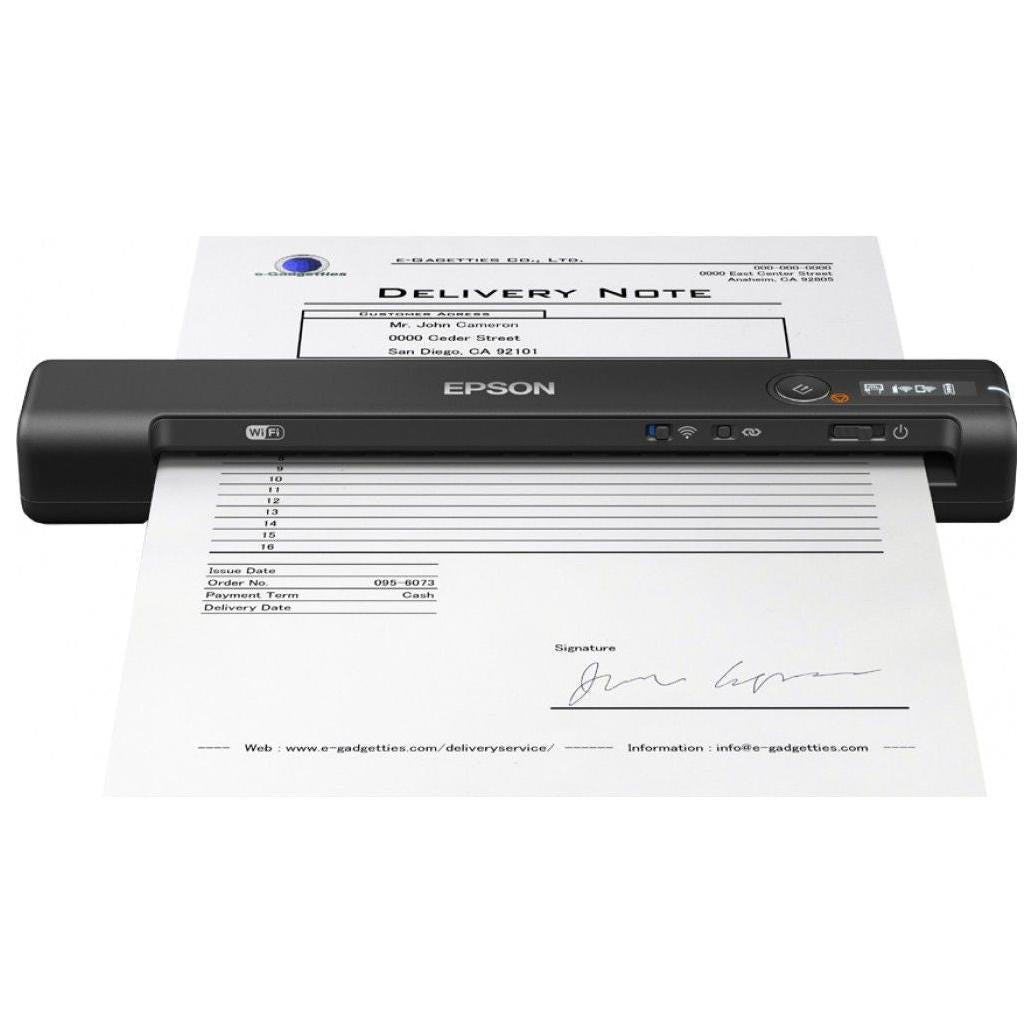 Escanner Epson WorkForce B11B253201 Color Escáner Alimentado con Hojas Inalámbrico Negro