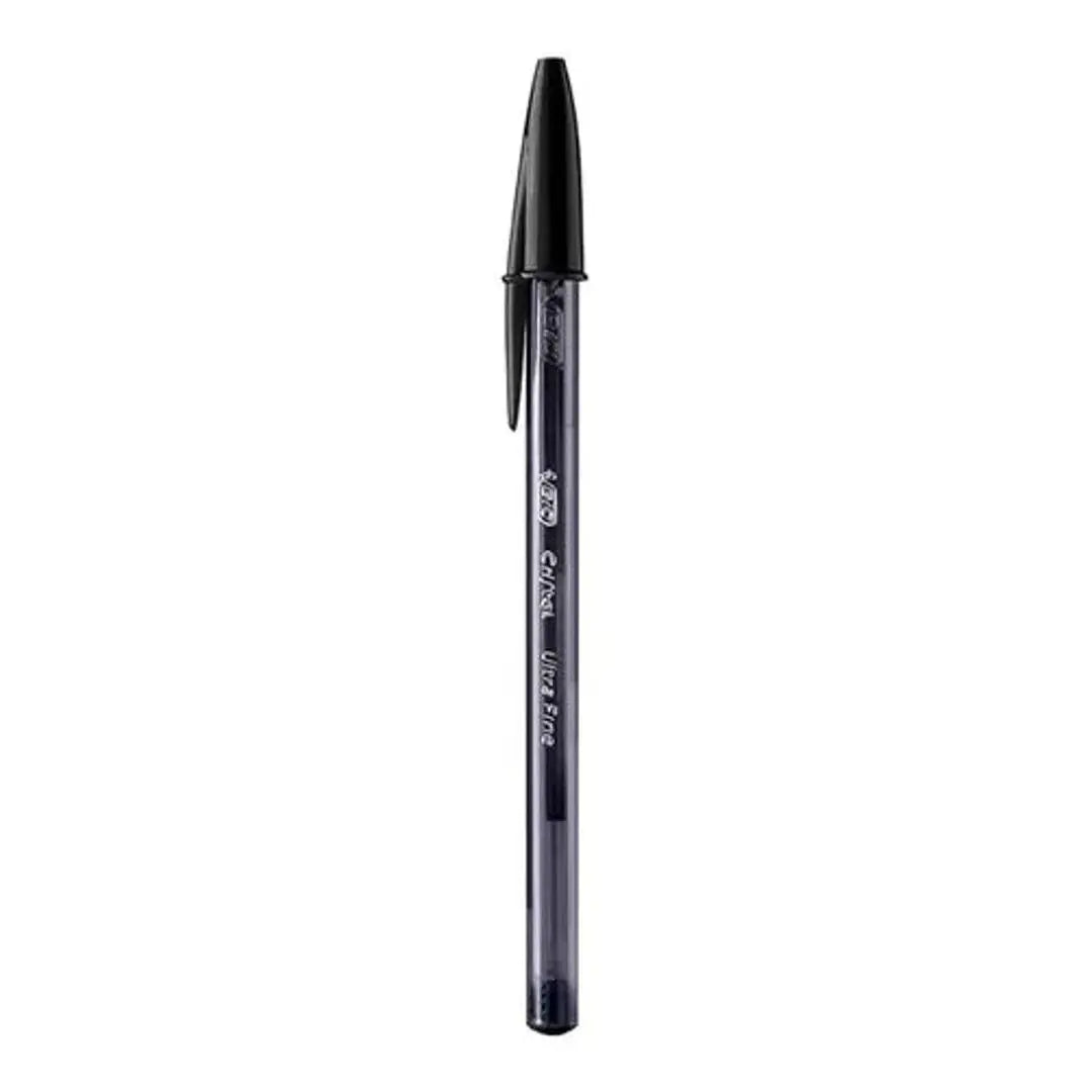 Pluma Lapicero Bic Cristal Ultra Fino 0.7 Mm Caja 12 Piezas