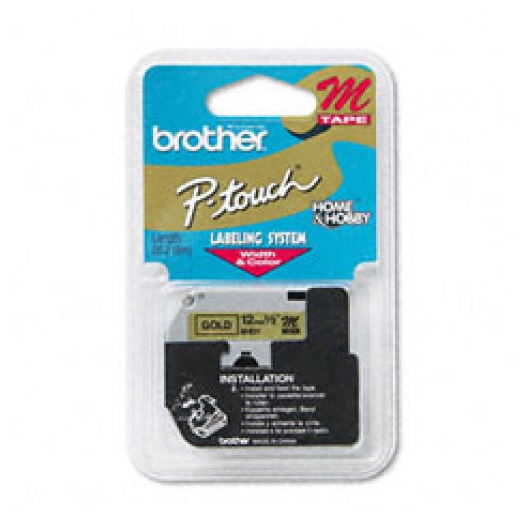 Cinta para Impresora de Etiquetas Brother M831 M Oro PT85 100,110