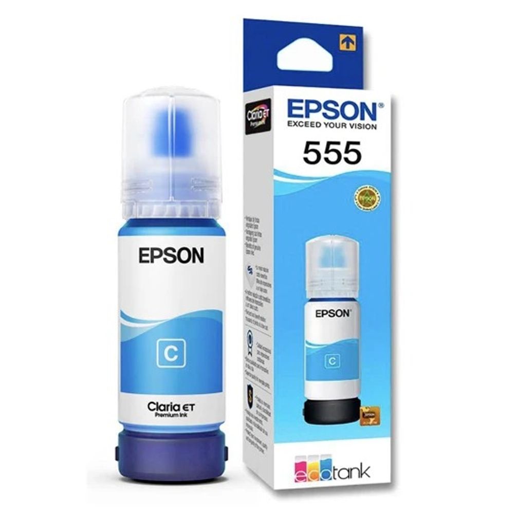 Tinta Epson T555 Cian 6300 Página(s) L8160, L8180