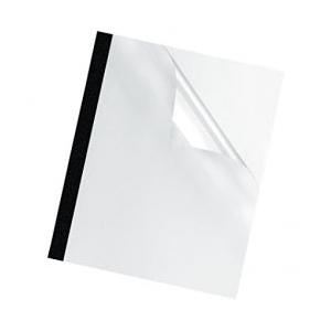 Fellowes Cubierta Térmica 1/8'', Paquete de 10 Piezas, hasta 30 Hojas, Negro