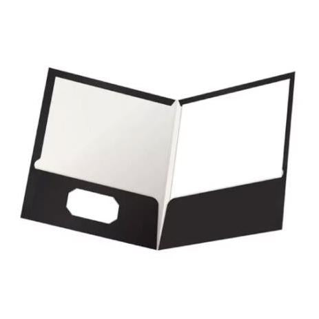 Esselte Fólder Plastificado 51706, Paquete de 25 Piezas, Negro