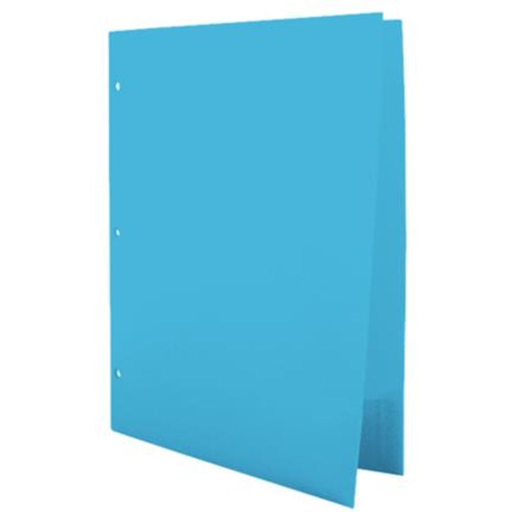 Carpeta Tamaño Carta con Solapa Plástico Color Azul