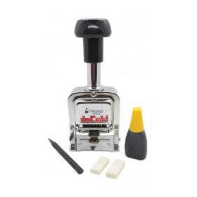 Nextep Foliador de 6 Dígitos NE-166, Negro Plata