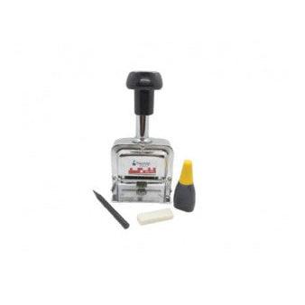 Nextep Foliador de 8 Dígitos NE-168, Negro/Plata