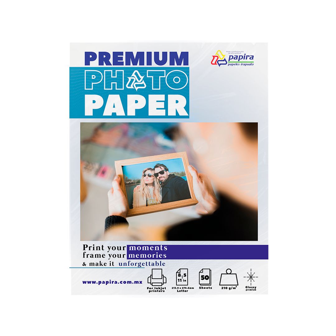Papel Fotográfico Glossy Tamaño Carta Papira