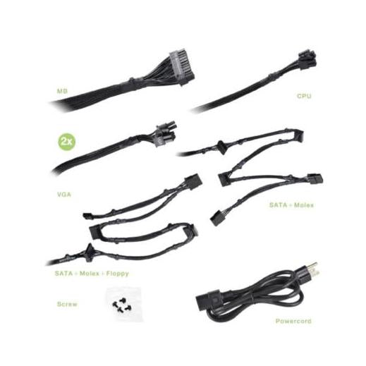 Fuente de Poder EVGA 600 GD 80 PLUS Gold, 24-pin ATX, 120mm, 600W