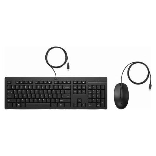 Kit de Teclado y Mouse HP 225, Alámbrico, USB-A, Negro (Español)