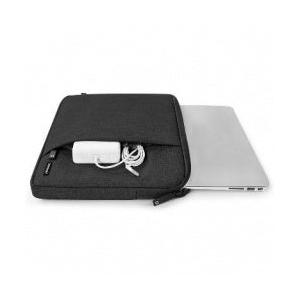BRobotix Funda de Poliéster City para Laptop 15.6", Negro