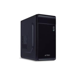 Gabinete Acteck Delta, Micro-Tower, Micro-ATX/Mini-ITX, USB 2.0/3.0, con Fuente de 500W, sin Ventiladores Instalados, Negro
