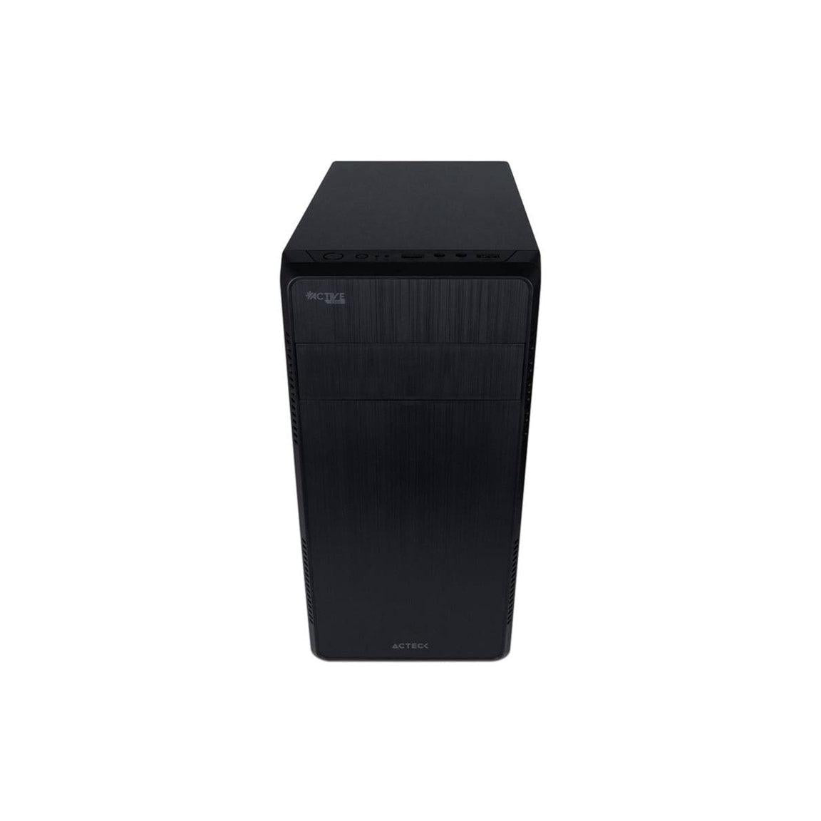 Gabinete Acteck Kioto GI240, Mini-Tower, Micro-ATX/Mini-ITX, USB 2.0/3.0, con Fuente de 500W, 1 Ventilador Instalado, Negro
