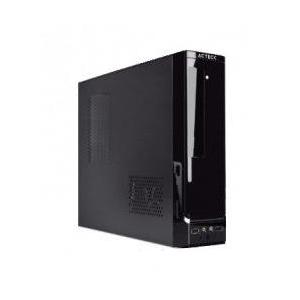 Gabinete Acteck Slim Atom, Mini-Tower, Micro-ATX/Mini-ITX, USB 2.0, con Fuente de 450W, sin Ventiladores Instalados, Negro