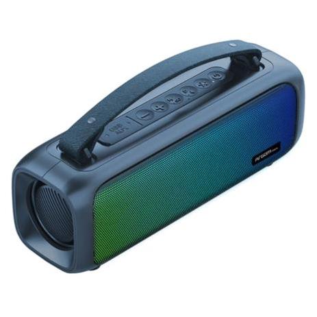 Bocina Inalámbrica Argomtech Radyon Air + Beats Iluminación RGB 1500mAh Bluetooth Color Azul