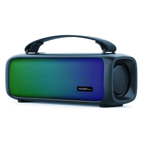 Bocina Inalámbrica Argomtech Radyon Air + Beats Iluminación RGB 1500mAh Bluetooth Color Azul