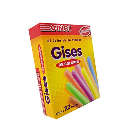 Gis Vinci Moldeado Colores Curtidos c/12 piezas