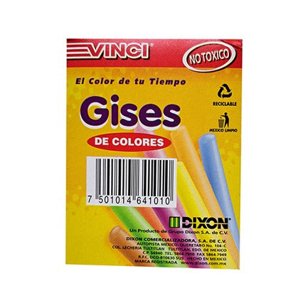Gis Vinci Moldeado Colores Curtidos c/12 piezas