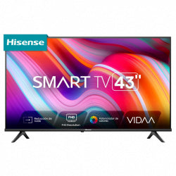 Hisense Smart TV LCD 43A43KV 43", Full HD, Negro