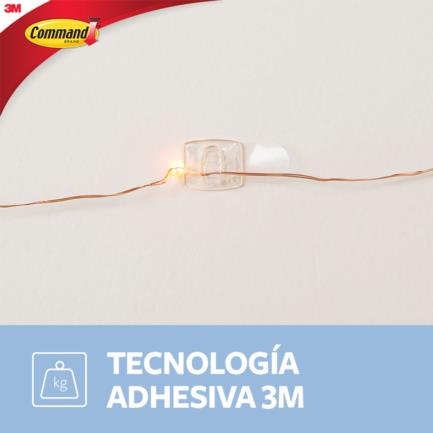 Clips para Luces 3M Command 4 Transparentes 4 Pieza(s)