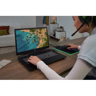 HP Audífonos Gamer Pavilion 400, Alámbrico, 3.5mm, Verde/Negro