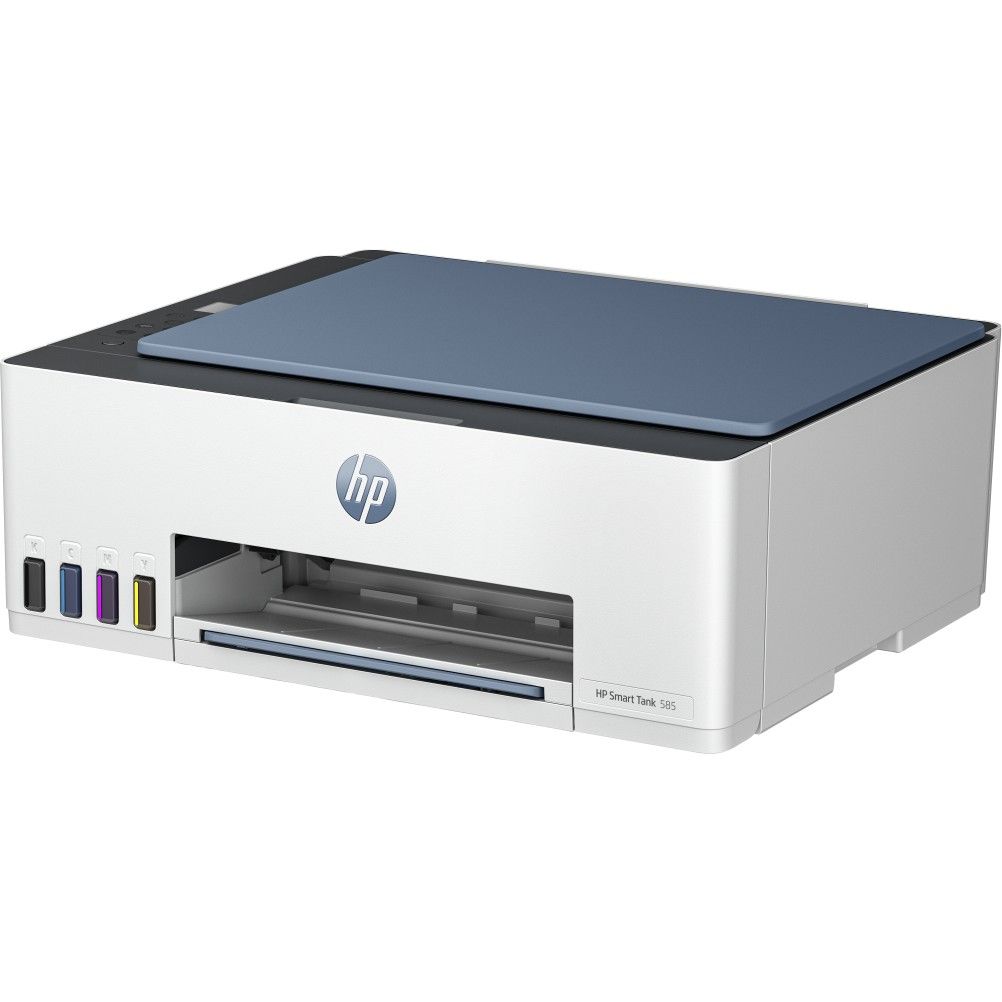 HP Impresora Multifuncional Smart Tank 585, Tinta Continua, Color, Wi-Fi, Dúplex .