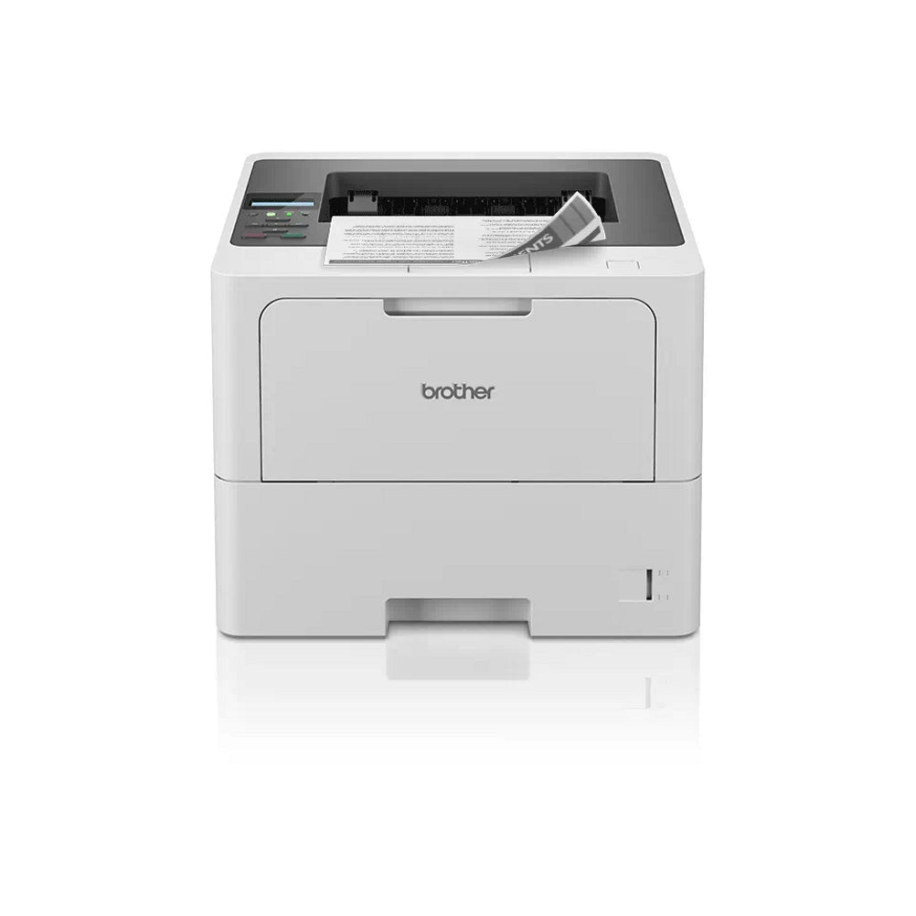 Impresora Brother HLL6210DW Impresión Monocromática Tecnología Laser Resolución (1200x1200) DPI Inalámbrica-Wifi Duplex Ciclo Mensual 125000 Página(s) por Mes Color Blanco, Negro