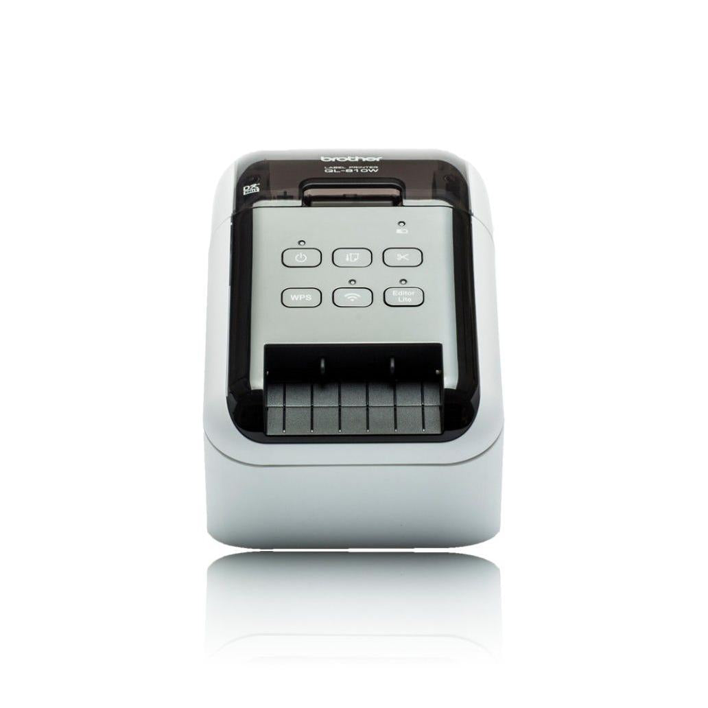 Impresora de Etiquetas Brother QL-810W Color Térmica Directa Inalambrico Wifi Negro, Blanco