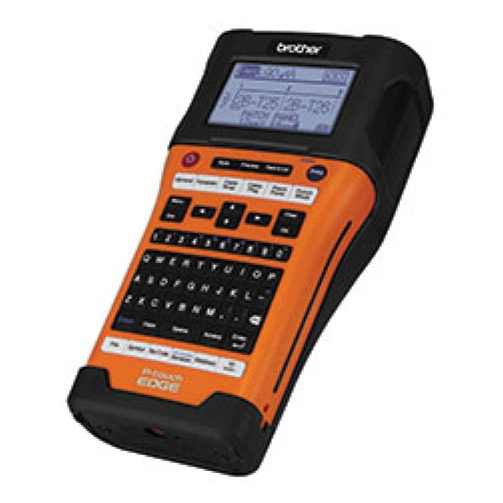 Impresora de Etiquetas Brother PT-E550W Transferencia Térmica Inalámbrico Wifi Negro, Naranja